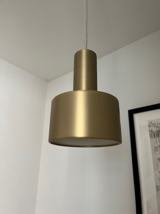 Lampada a sospensione a disco Ferm Living in ottone basso