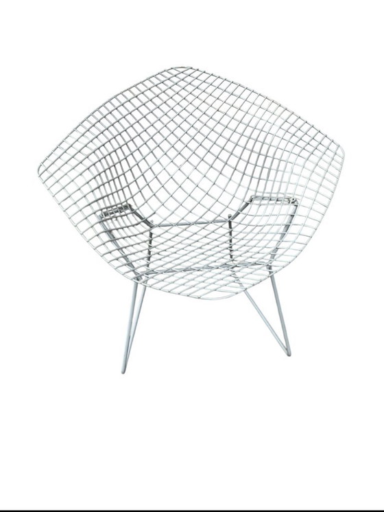 Image 1 of Setje van 2 Diamond stoelen van Harry Bertoia voor Knoll