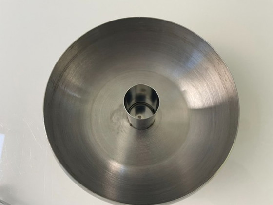 Image 1 of Ciotola vintage in acciaio inox per snack o tapas con stuzzicadenti.
