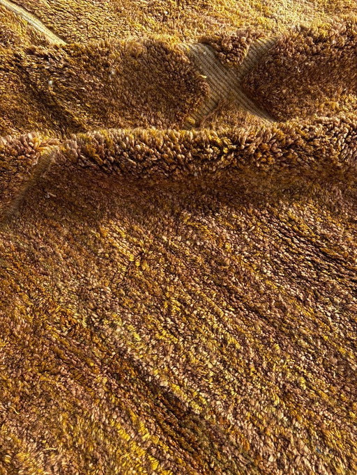 Grand tapis marocain Mrirt 250x350 cm – Tapis en laine fait main – Tapis berbère de luxe – Tapis épais et moelleux