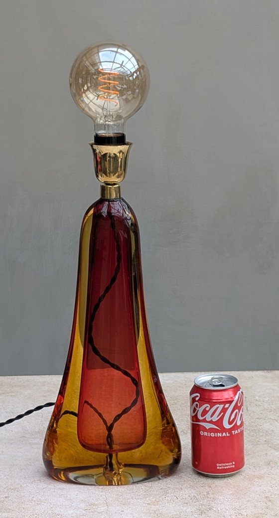 Image 1 of Seguso Murano Table Lamp Mid-century Italy