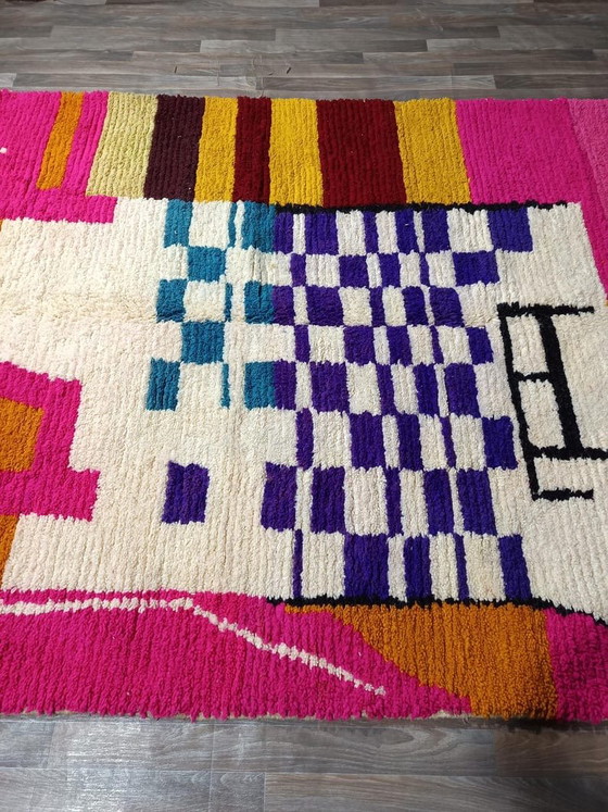 Handgewebter Naturwollteppich, traditionelle Handwerkskunst, 2/3 m – Teppiche & Läufer, Wool (photo 6 of 8)