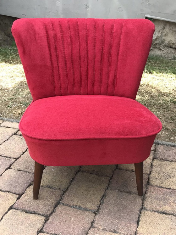 Fauteuil Cocktail Rouge, années 1950 (photo 7 of 9)