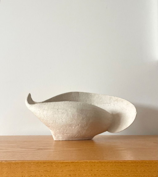 Ceramic sculpture cup by Annick Bailly