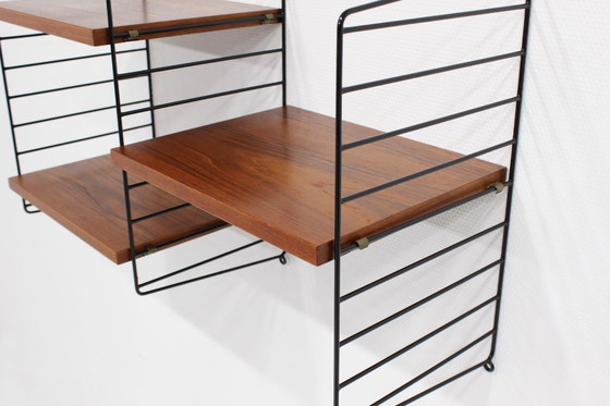 Image 1 of Come nuovo! Scaffale vintage in teak Nisse Strinning, metà secolo, anni '60-'70, n. 8