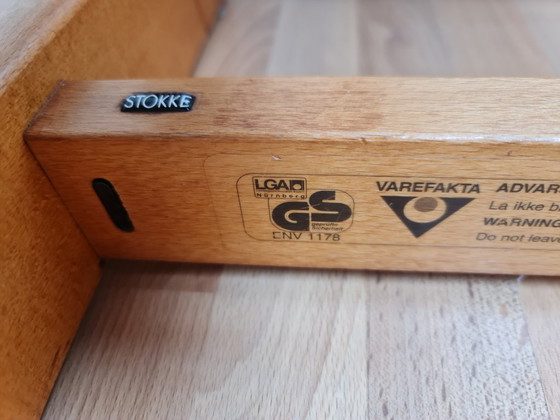 Image 1 of Tripp Trapp High Chair Glossy Oak Vintage Beautiful