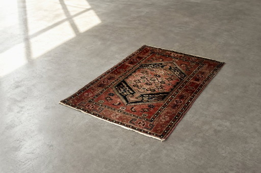 Vintage handgewebter orientalischer Hamadan Kamse Teppich aus dem Nahen Osten, 1960er Jahre