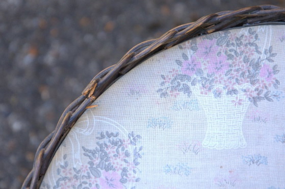 Vintage 1970s seamstress's work table, 43x30cm – Decorative Objects, Textile, Wood (photo 6 of 10)