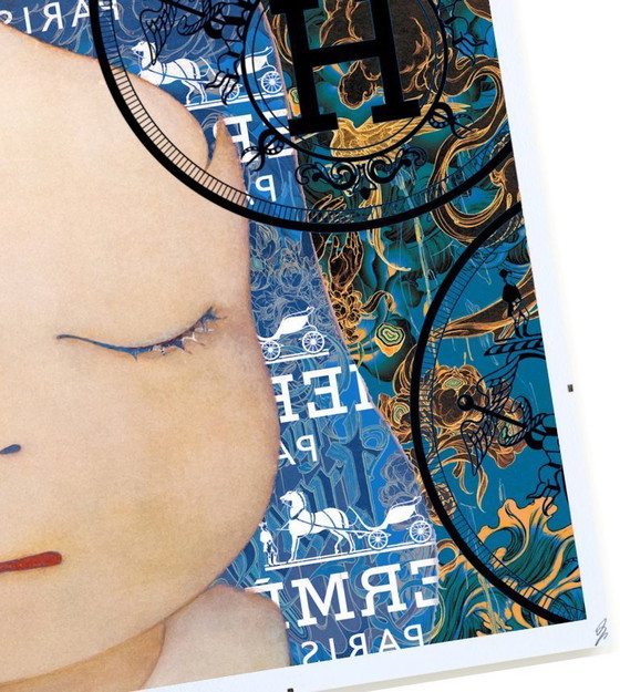 Image 1 of Death NYC - Nara X Hermes - serigrafía con marco