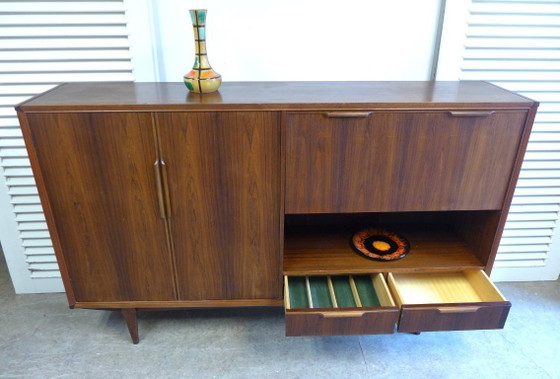 Image 1 of Beautiful vintage mid-century Fristho highboard wall cabinet