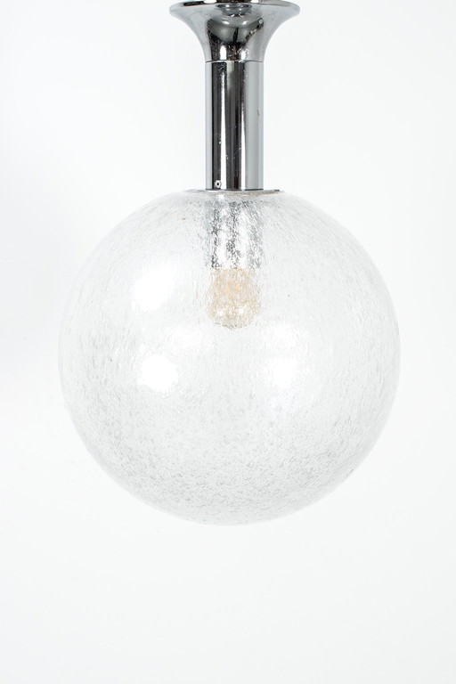 Ceiling lamp with bubbles