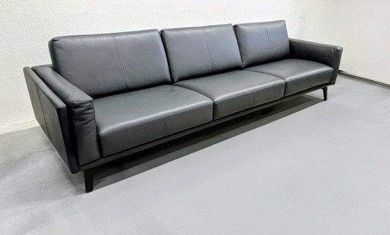 Image 1 of Divano a 3 posti Bellice di design Leolux, con poggiapiedi incluso
