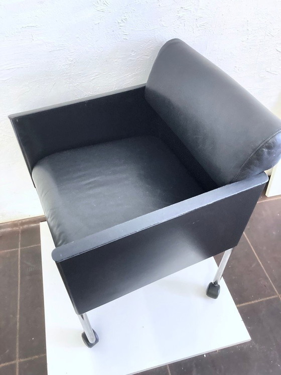 Image 1 of Rosenthal Folio fauteuil op wielen, ontwerp van Cini Boeri, jaren 80.