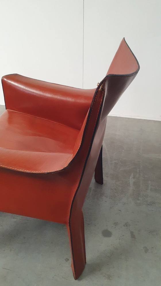 Mario Bellini Cassina CAB Lounge Chaises Design Vintage – Fauteuils, Leather (photo 12 of 21)