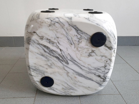 Image 1 of VINTAGE COFFEE TABLE 1970 BY OSVALDO BORSANI TECNO MODUS MARBLE & GLASS 70S 1970S