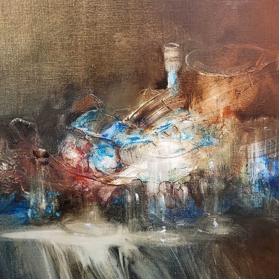 Image 1 of “Still Life with Glass Jars” Juan Valenzuela y Chacón, 1989 – Spain