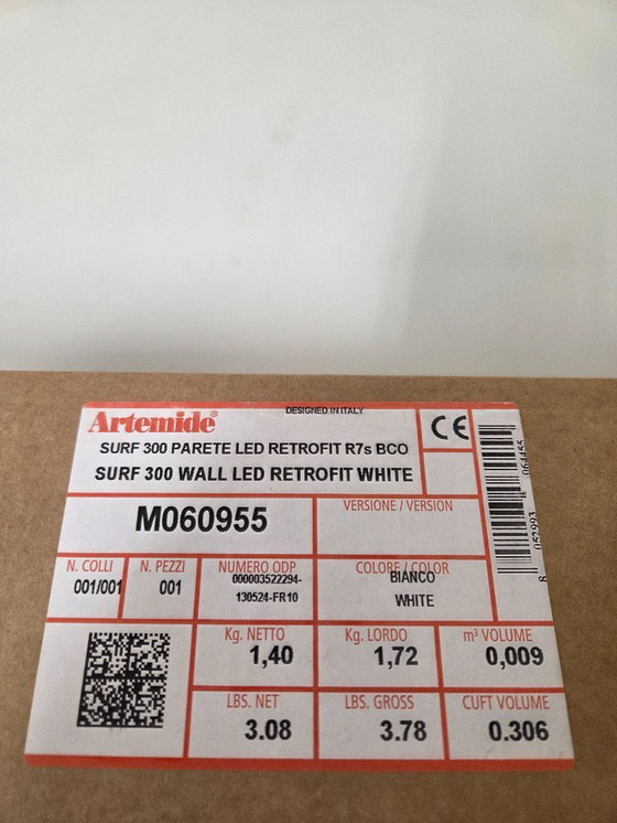 Image 1 of Artemide Surf 300 Pared LED Retrofit Blanco