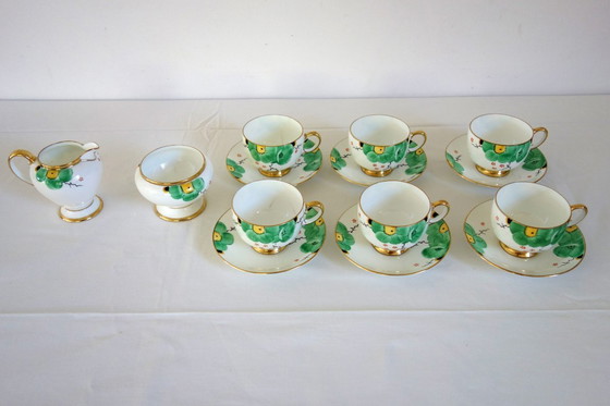 Image 1 of Juego de té Art Déco Paragon, fabricado en Inglaterra en la década de 1930.