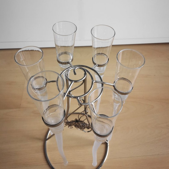 Image 1 of BICCHIERI DA CHAMPAGNE VINTAGE CON SUPPORTO