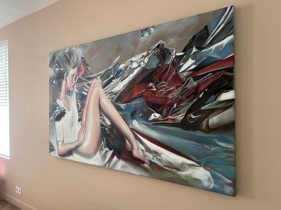 Image 1 of Telmomiel Painting 120 x 200 cm. Original rare collector’s item