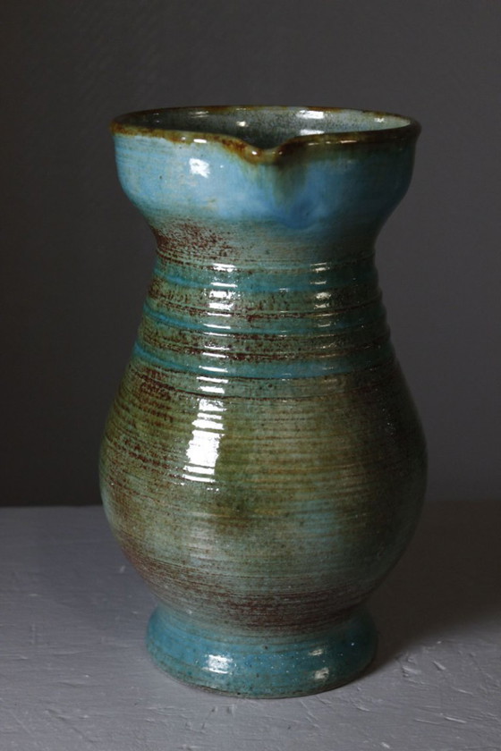 Image 1 of Frédéric Watteel in Strasbourg - Large jug with cloudy enamels, Alsace, 1950s