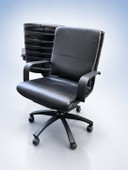 2 x PORSCHE DESIGN Poltrona Frau bureaustoelen