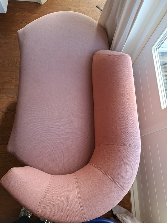 Image 1 of Jan des Bouvrie banc/chaise longue rose