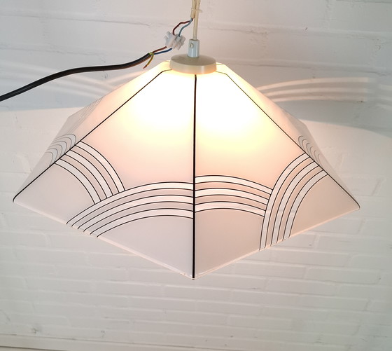 Image 1 of Lampada a sospensione vintage anni '70 in acrilico con cappello da strega