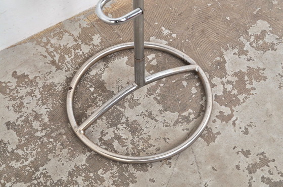 Image 1 of Vintage Verchroomde Kapstok Met Parapluhouder Jaren 60