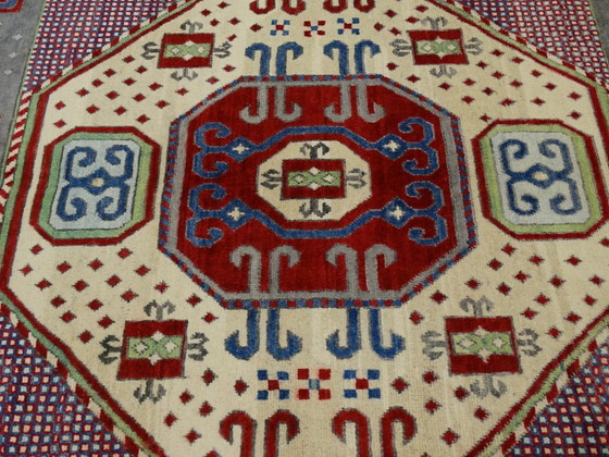 Image 1 of Kazak - 300 x 205 cm - Handgeknoopt vloerkleed