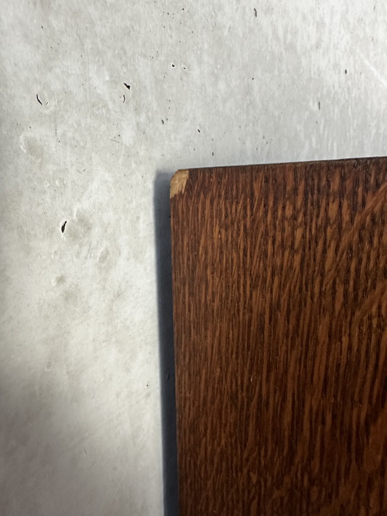 Image 1 of Vitrine Art déco d'origine - chêne