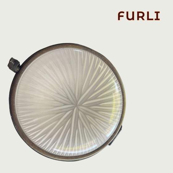 Image 1 of Französische Holophane-Pendelleuchte