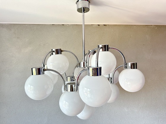 Vintage Boulanger Sputnik – Chandeliers, Glass, Metal (photo 10 of 13)