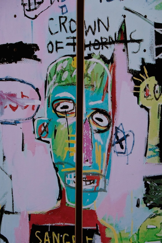 Image 1 of Jean - Michel Basquiat  "Skateboard"  Poster  