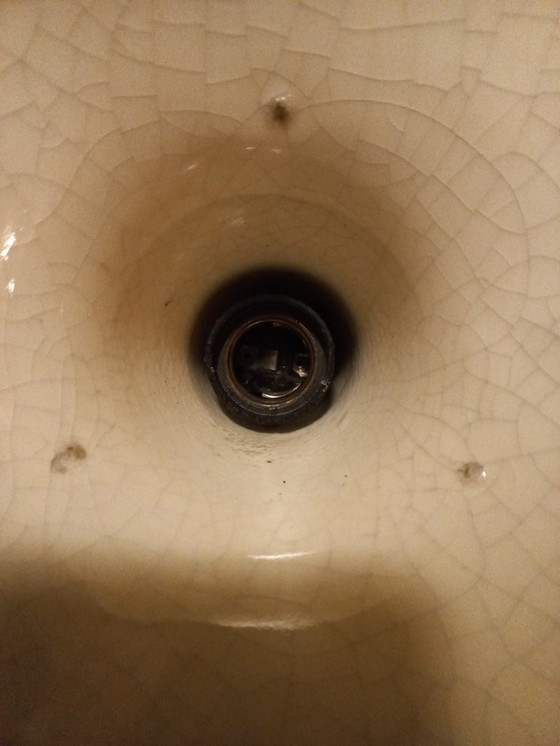 Image 1 of Lampada a sospensione in terracotta vintage danese