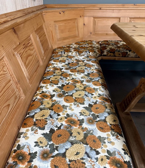 Image 1 of Vintage Stube set Oostenrijk Authentieke Alpen hoekzit