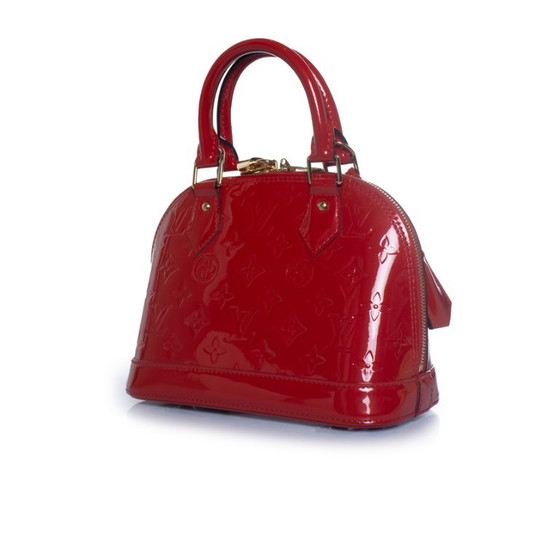 Louis Vuitton, Monogram Vernis Alma BB in Cerise – Top handle bags, Calfskin (photo 4 of 13)