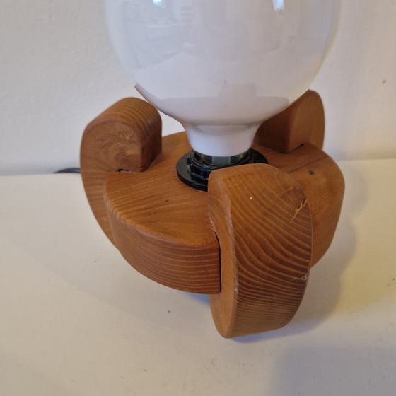 Image 1 of Vintage Lamp Danish Lamp 70s Pine