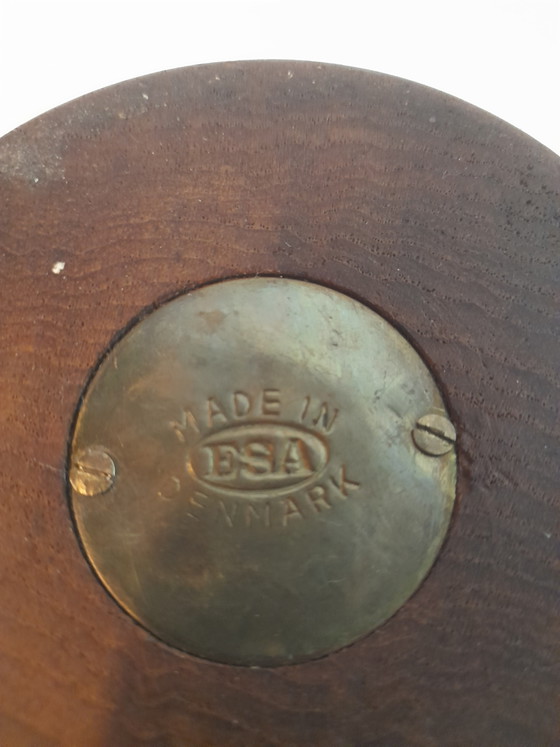 Grande lampada danese modernista in teak, firmata ESA vintage – Lampade da tavolo, Wood (photo 8 of 8)