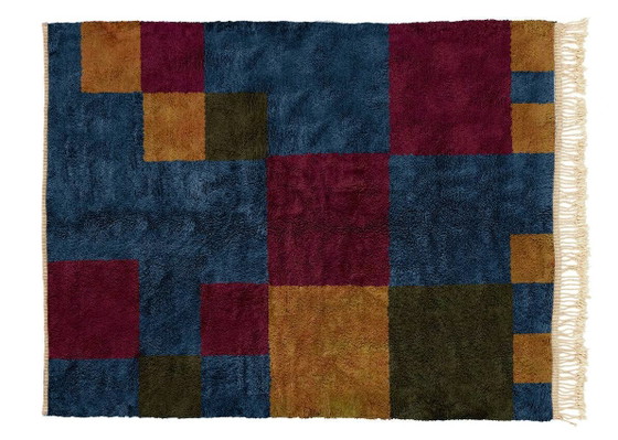 Alfombra multicolor 240cm x 160cm – Wool, Cotton, Modern (photo 3 of 3)