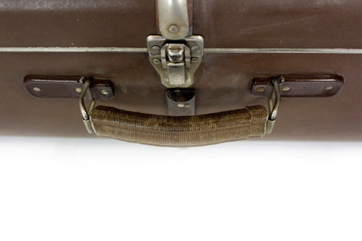Grande valigia vintage con adesivi originali, anni '50 – decoratieve objecten, Other (photo 2 of 20)