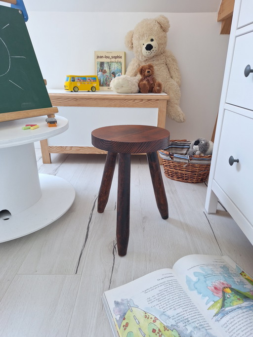 Vintage Tripod Stool