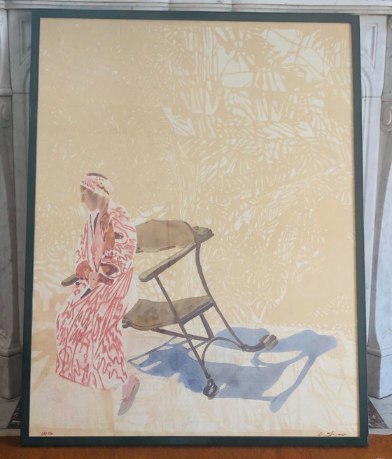 Image 1 of Sam Szafran (1934-2019) Lilette à la chaise de Gaudi, 2007