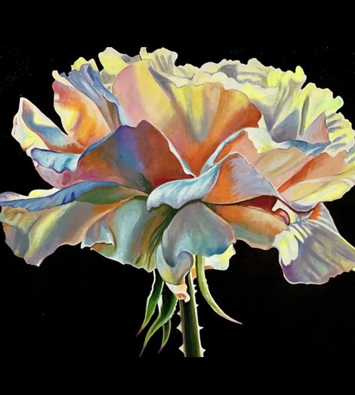 Beautiful Painting Flor by Reinier Alejandro