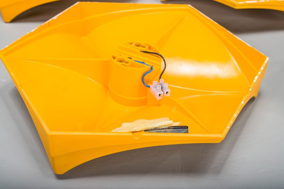 Image 1 of  Vintage Duitse zeshoekige wandlamp van Hoffmeister-Leuchten, 1970