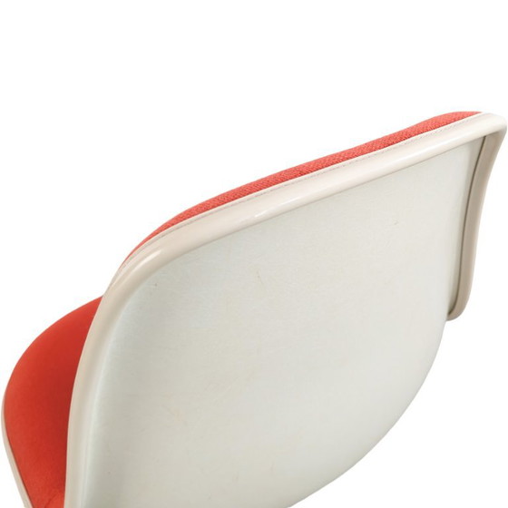 Set of 4 La Fonda chairs Vitra Charles Eames fiberglass vintage – Side chairs, Chrome (photo 6 of 10)