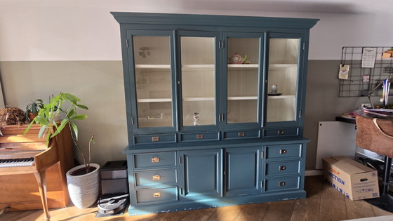 Image 1 of Grande credenza in stile rustico 220x220x50 cm, consegna gratuita