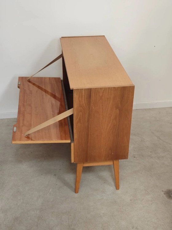 Opbergkist met deksel / minibar van Landsman / Nepozitek 1960 – Opbergkast, Wood, Mid Century Modern (photo 19 of 24)