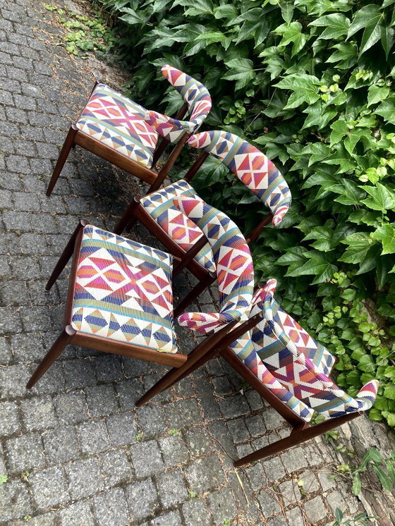 Image 1 of 4 x Dänischer Designer-Esszimmerstuhl neu lackiert