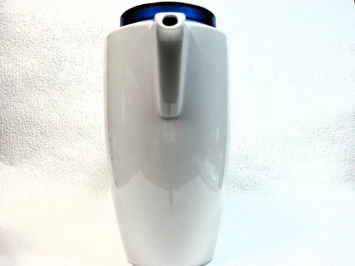 (W007) Vintage Thomas Rosenthal Vario Pacific Coffee Pot Blue White